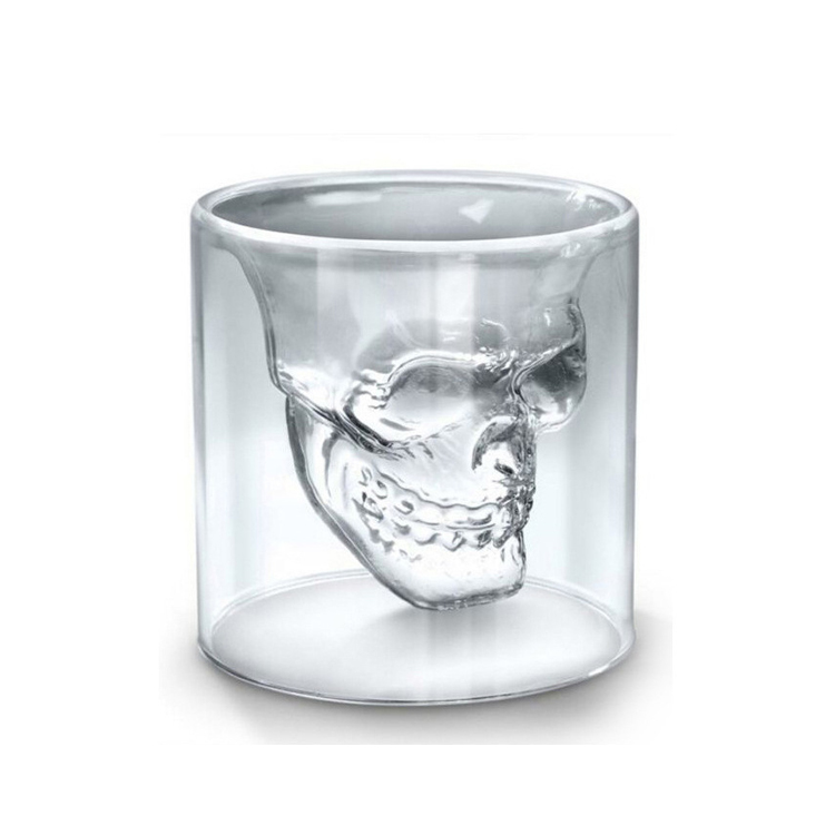 <b>skull glass cup</b>