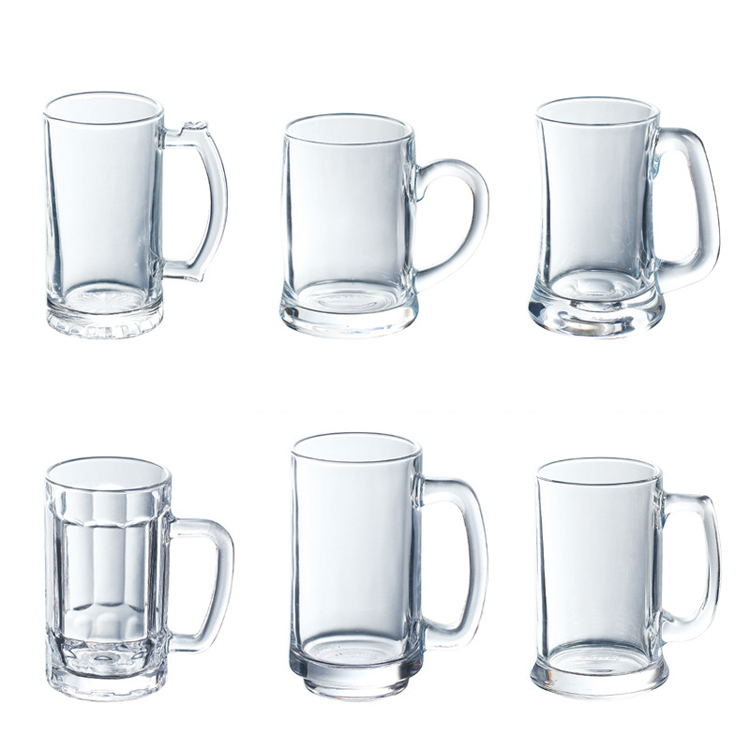 beer glass with handle series