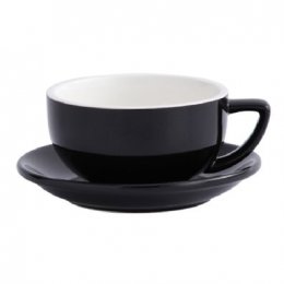 320ml ceramic coffee cup and saucer