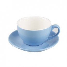 220ml ceramic coffee cup and saucer