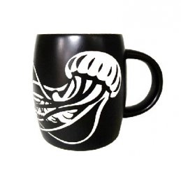 embossing logo ceramic mug