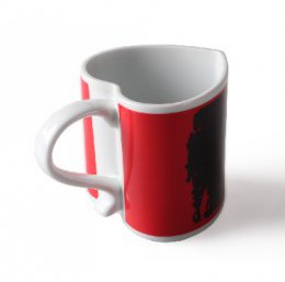 320ml heart shape ceramic mug