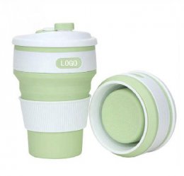 350 collapsible silicon coffee mug