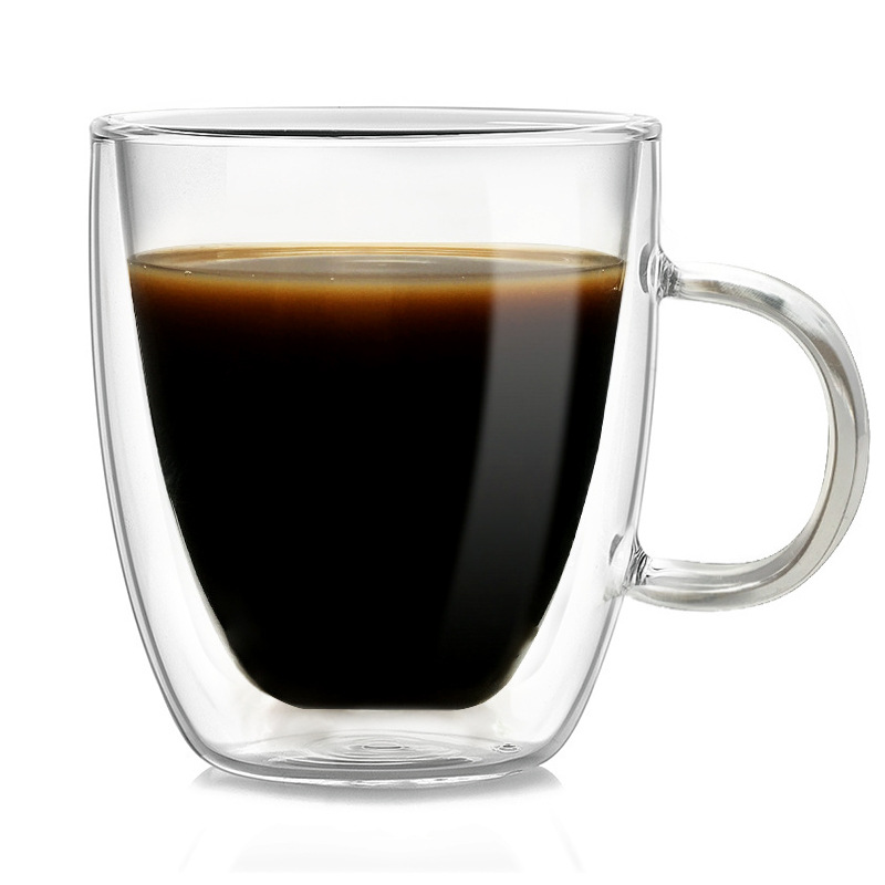 350ml Borosilicate Glass Coffee Mug